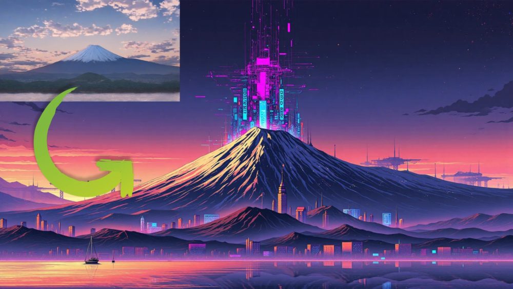 サイバーパンクのAIフィルター