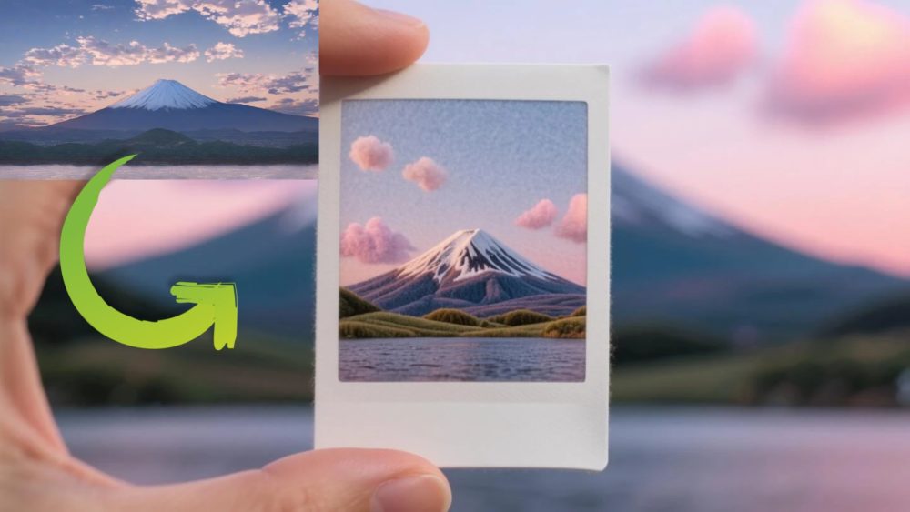 3DフェルトスタイルのAIフィルター