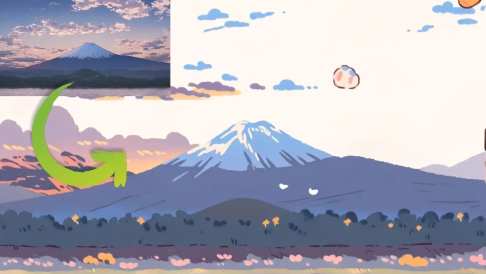 癒しイラストのAIフィルター