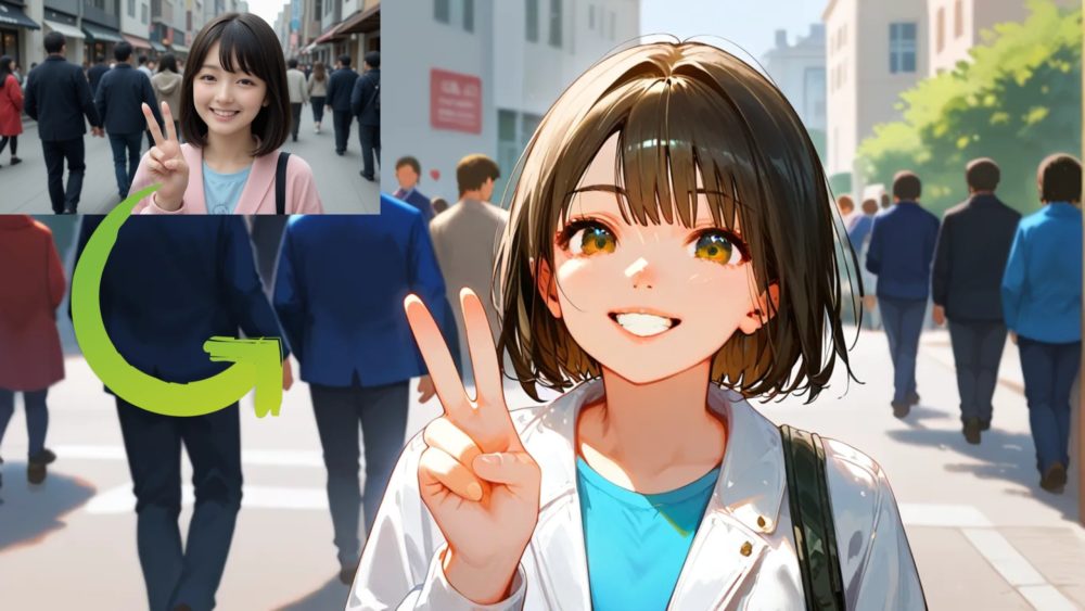 2.5DアニメーションのAIフィルター