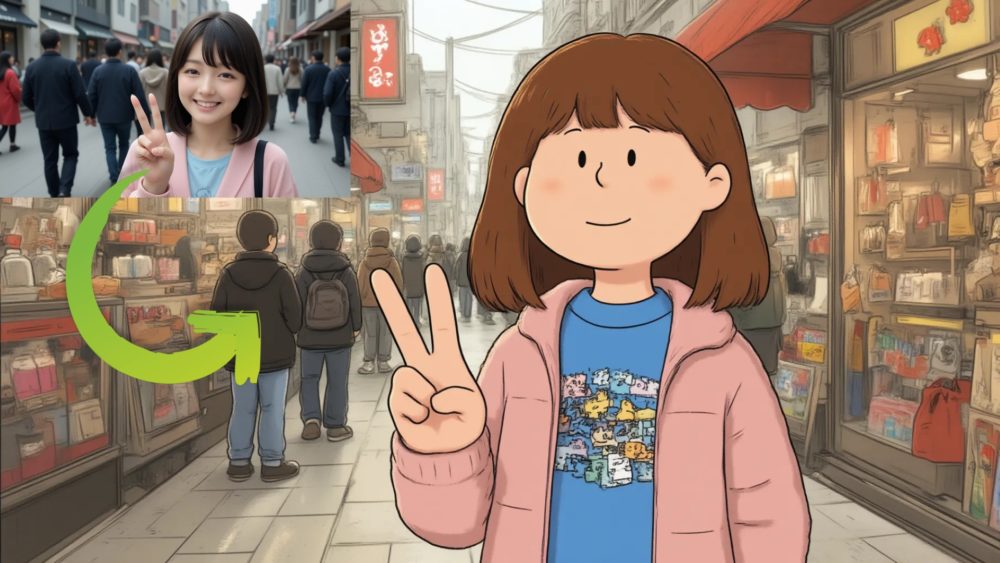 スヌーピースタイルのAIフィルター