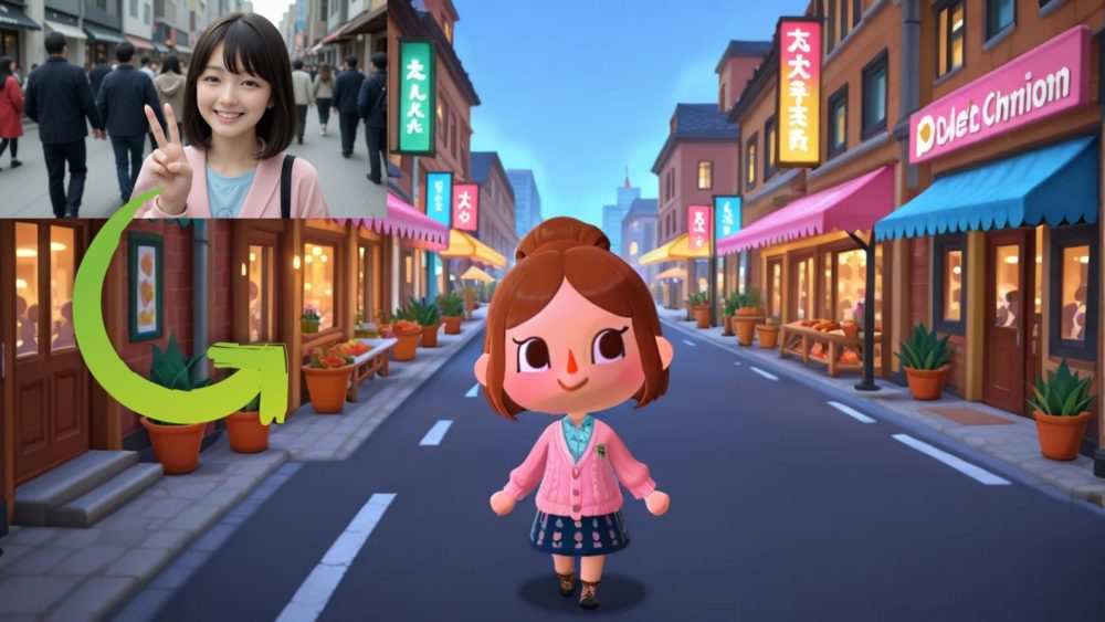 どうぶつの森のAIフィルター